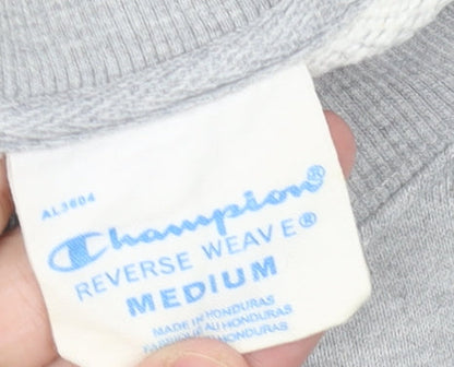 Champion Womens Grey Medium Reverse Weave Pullover Sweatshirt