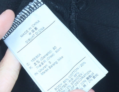 Additional view of Jordan women’s black, size UK 6, pullover 1/2 zip sweatshirt