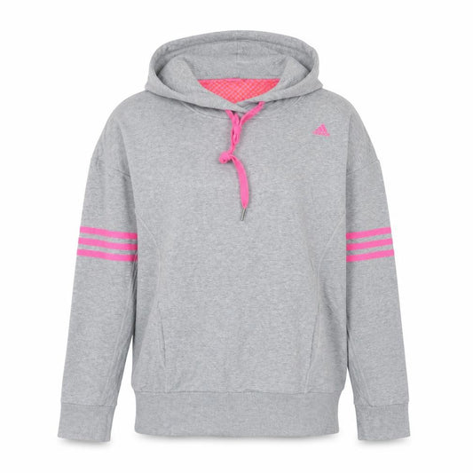 Adidas Women’s Grey Hoodie Size 10 Pullover Sportswear