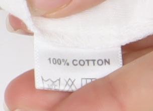 Capri Womens White Cotton Capri Trousers Size 10 Regular