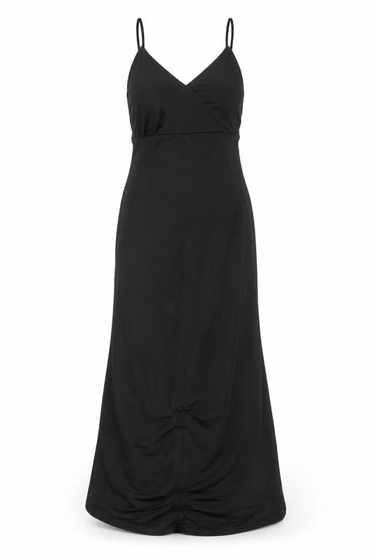 I Saw It First Womens Black Size 6 Long Halter Slip Dress
