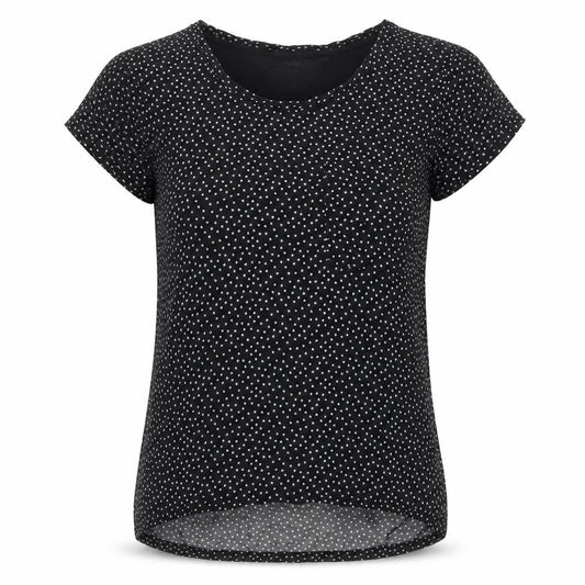 Next Women’s Black Polka Dot Short Sleeve Blouse UK 12