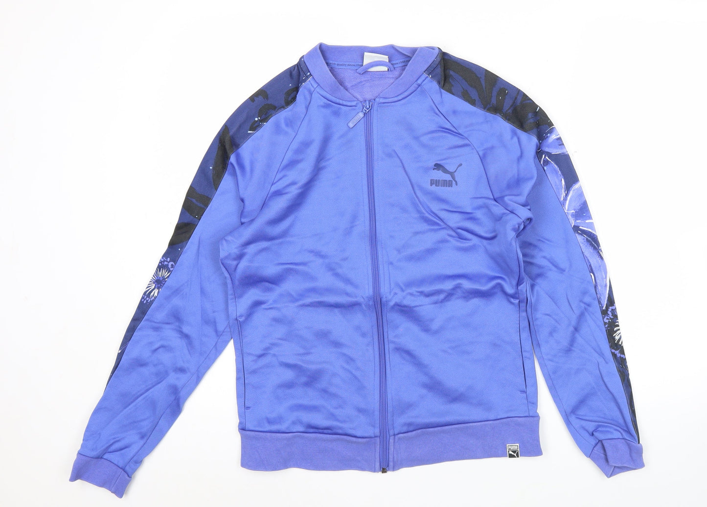 Puma Womens Blue XL Track Jacket Full Zip Sports Top