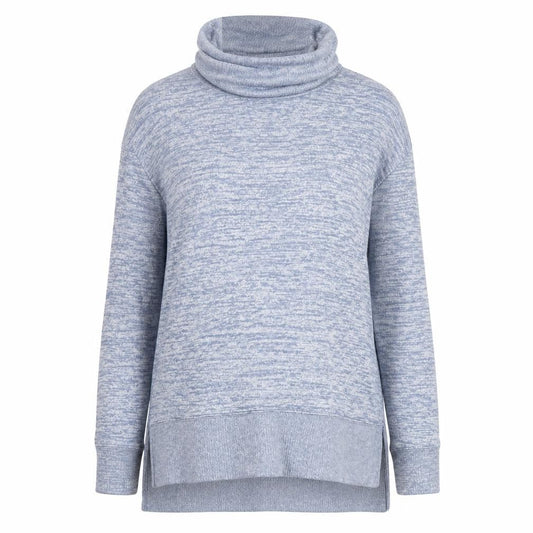 Gap Women’s Blue Knit Pullover Jumper Size M Cowl Neck Long Sleeve