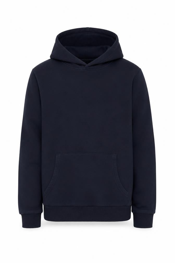 Marks & Spencer Boys Black Pullover Hoodie Age 12-13 Years Cotton Blend