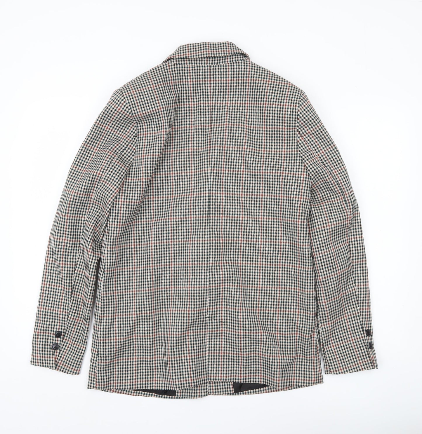 Pimkie Womens Multicoloured Checked Blazer Size M Regular Fit