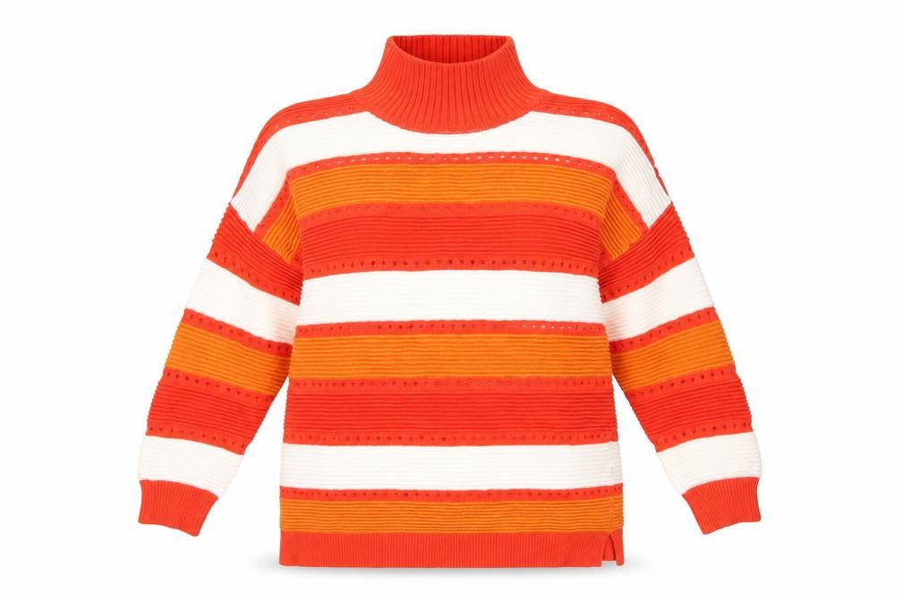 French Connection Women’s Multicoloured XS Roll Neck Jumper