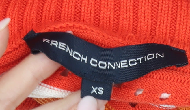 French Connection Women’s Multicoloured XS Roll Neck Jumper