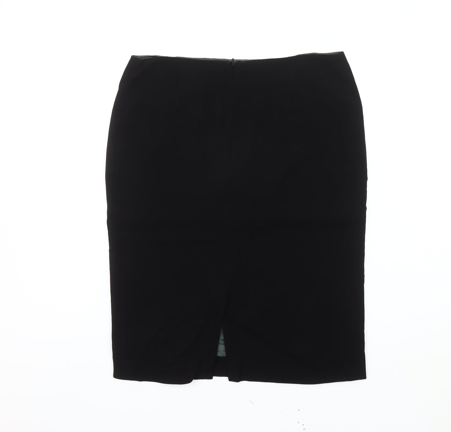 Jigsaw Women’s Black Size 12 Pencil Knee Length Skirt Workwear