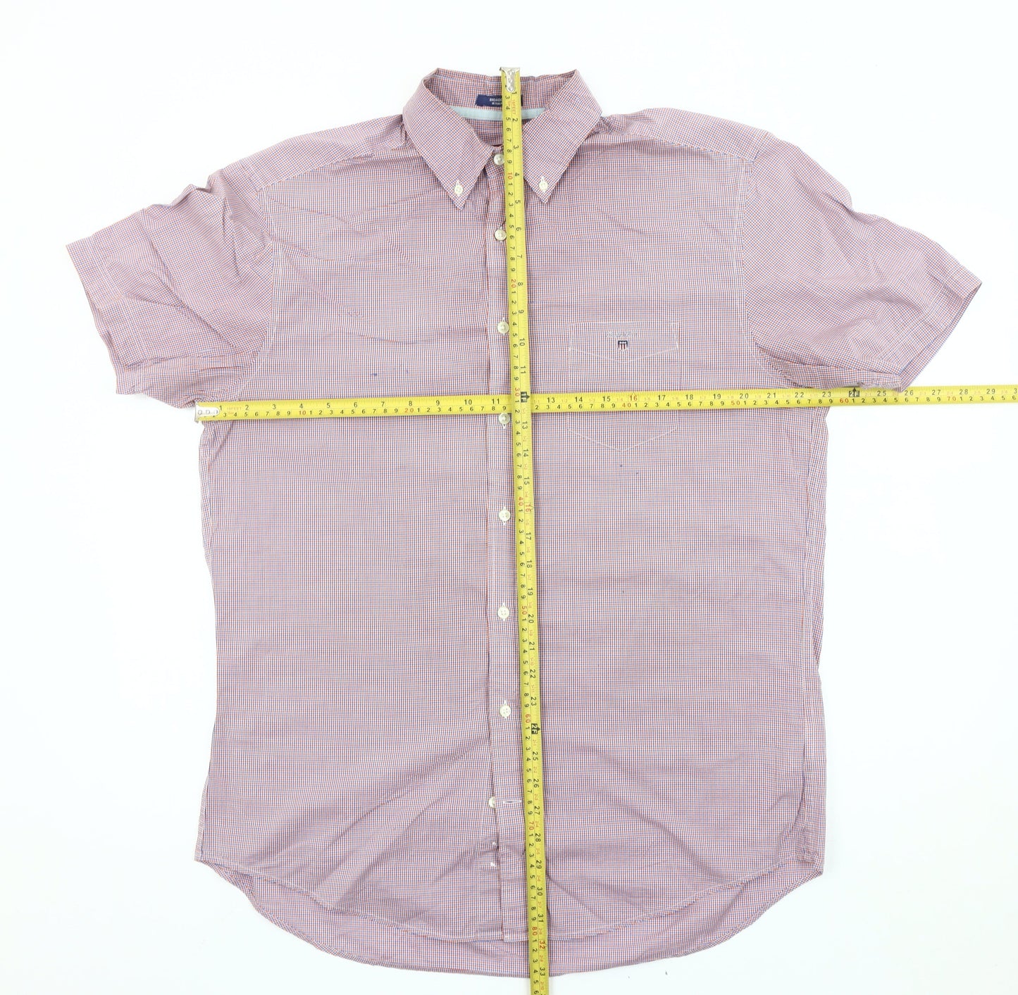 GANT Men’s Multicoloured Check Shirt L Regular Fit Cotton