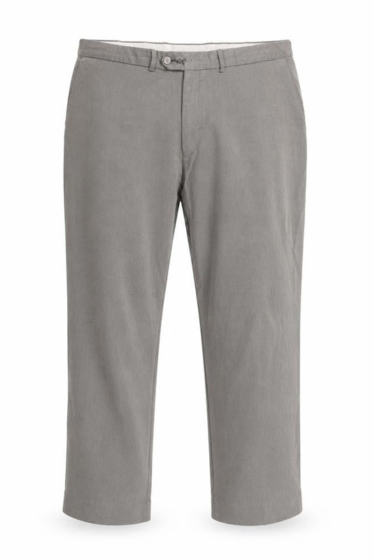 Greenwoods Mens Grey Chino Trousers 45in Waist 29in Leg Big & Tall