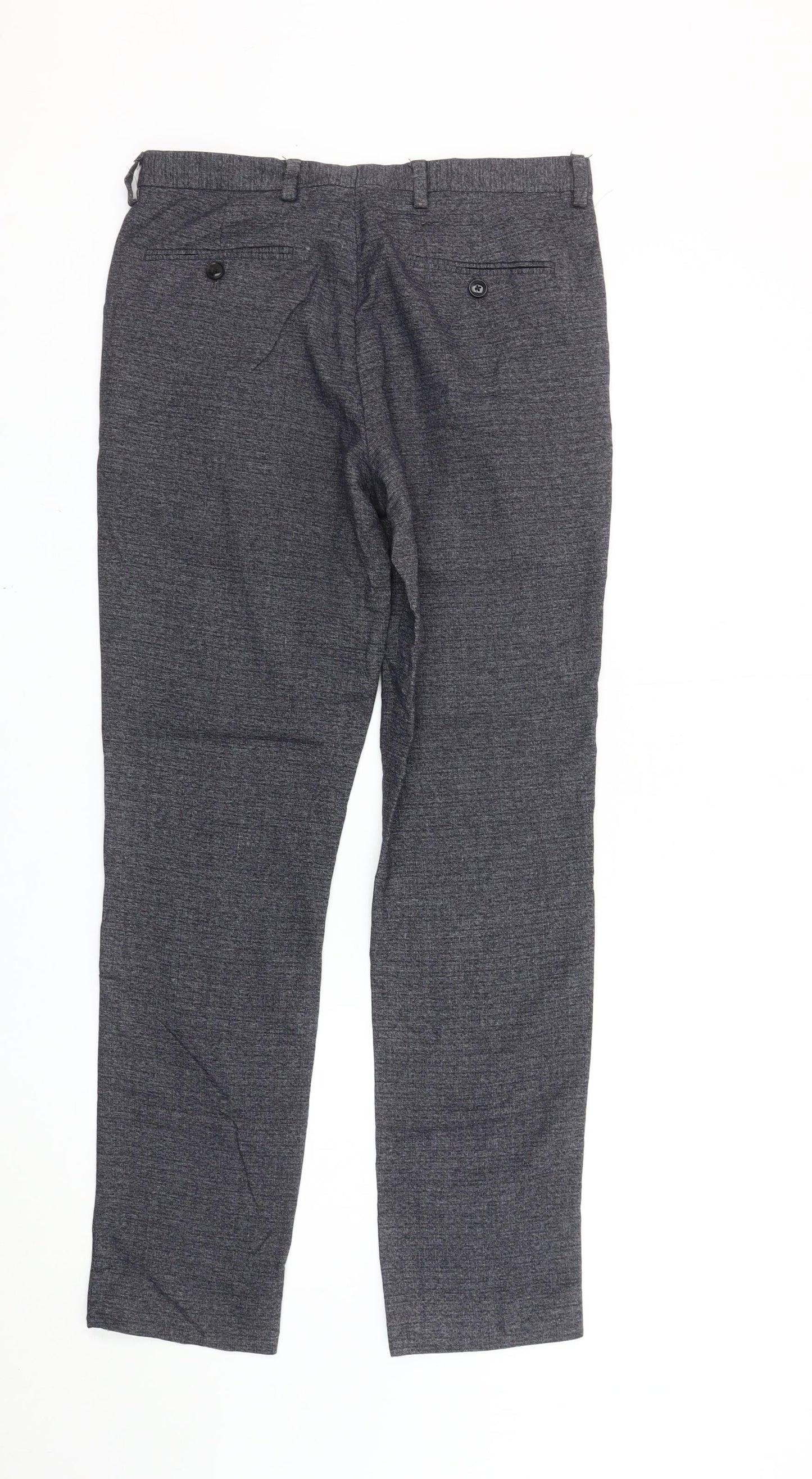 Burton Menswear London Men's Grey Skinny Fit Dress Pants 30R