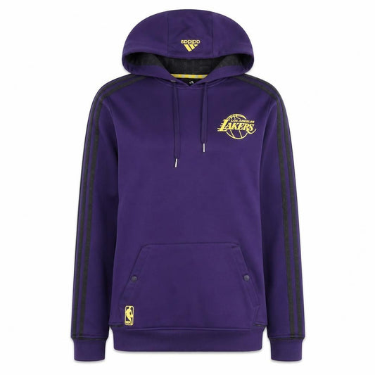 Adidas Womens Purple Los Angeles Lakers Hoodie Size 14 UK Polyester
