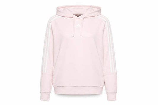 Adidas Womens Pink Pullover Hoodie Size 8 UK Cotton Blend