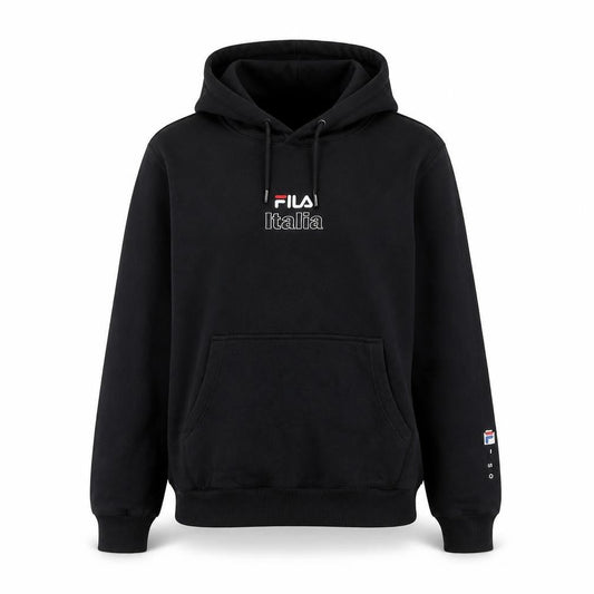 Fila Women’s Black Hoodie Size 8 Pullover Logo Sportswear
