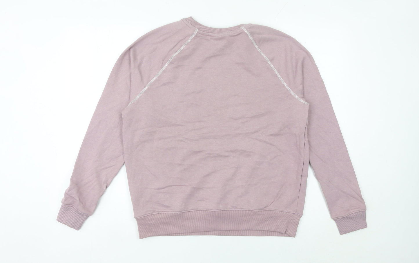 Fila Women’s Pink Logo Sweatshirt UK M Regular Fit Crew Neck