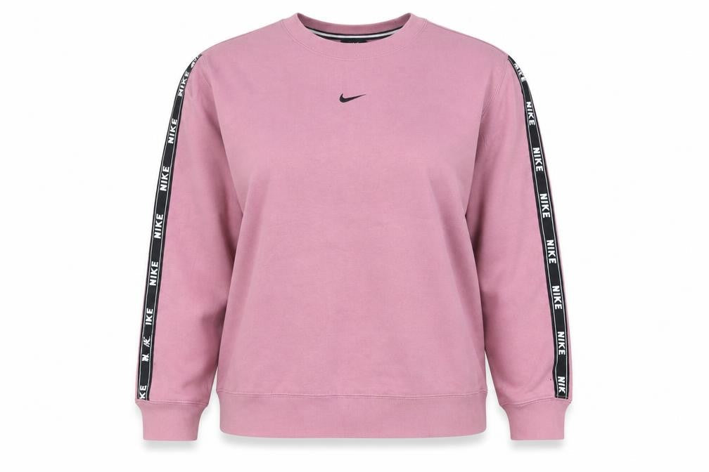 Nike Womens Pink Logo Pullover Sweatshirt Size 6 Small