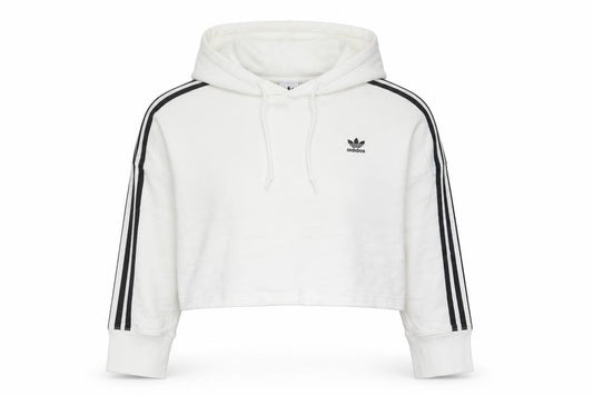 Adidas Women’s White Hoodie UK 8 Pullover Long Sleeve Logo Sportswear