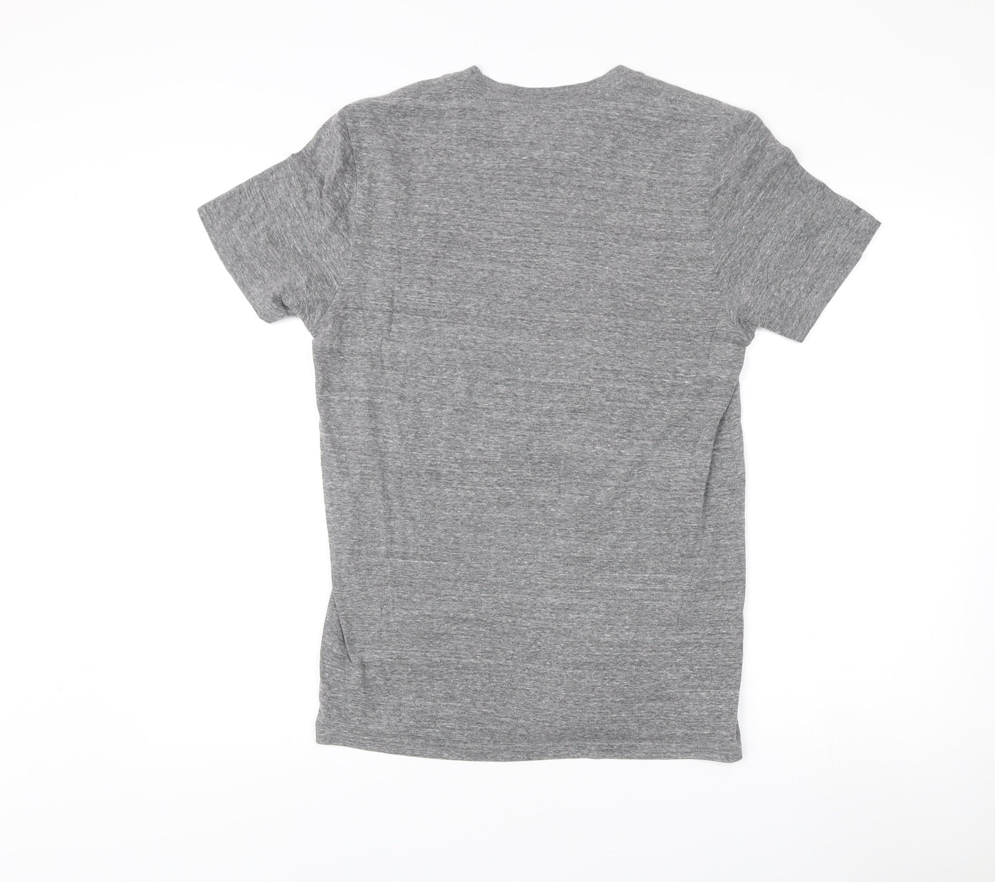 Hurley Men’s Grey Medium Graphic Print Crew Neck T-Shirt