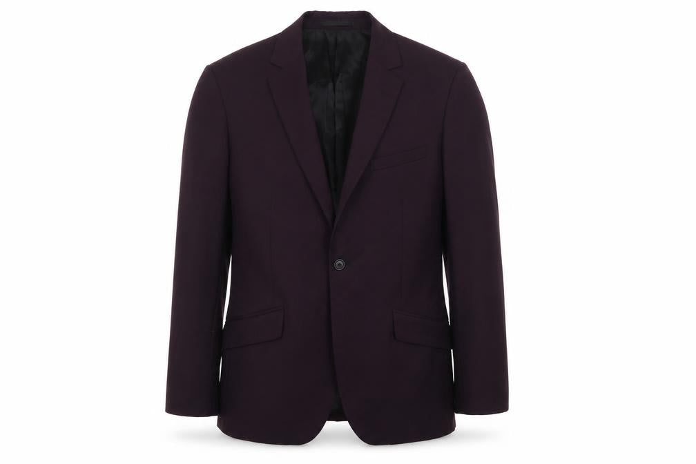 Reiss Men’s Purple Wool Slim Fit Blazer Jacket 40 Chest