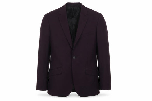 Reiss Men’s Purple Wool Slim Fit Blazer Jacket 40 Chest