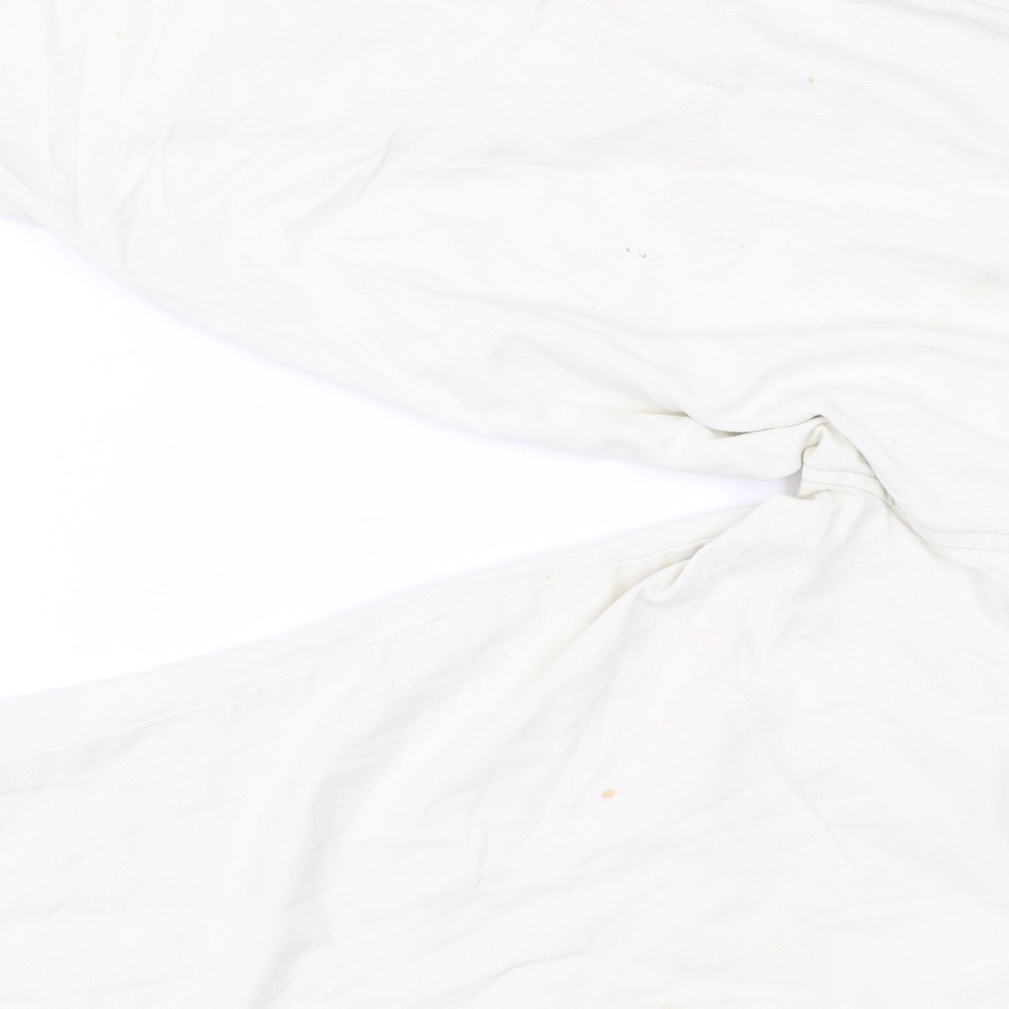 Elle Women White Chino Shorts M Regular Cotton Casual Zip