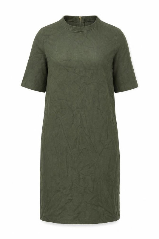 Dorothy Perkins Women’s Green Shift Dress Size 14 Knee Length Half Sleeve