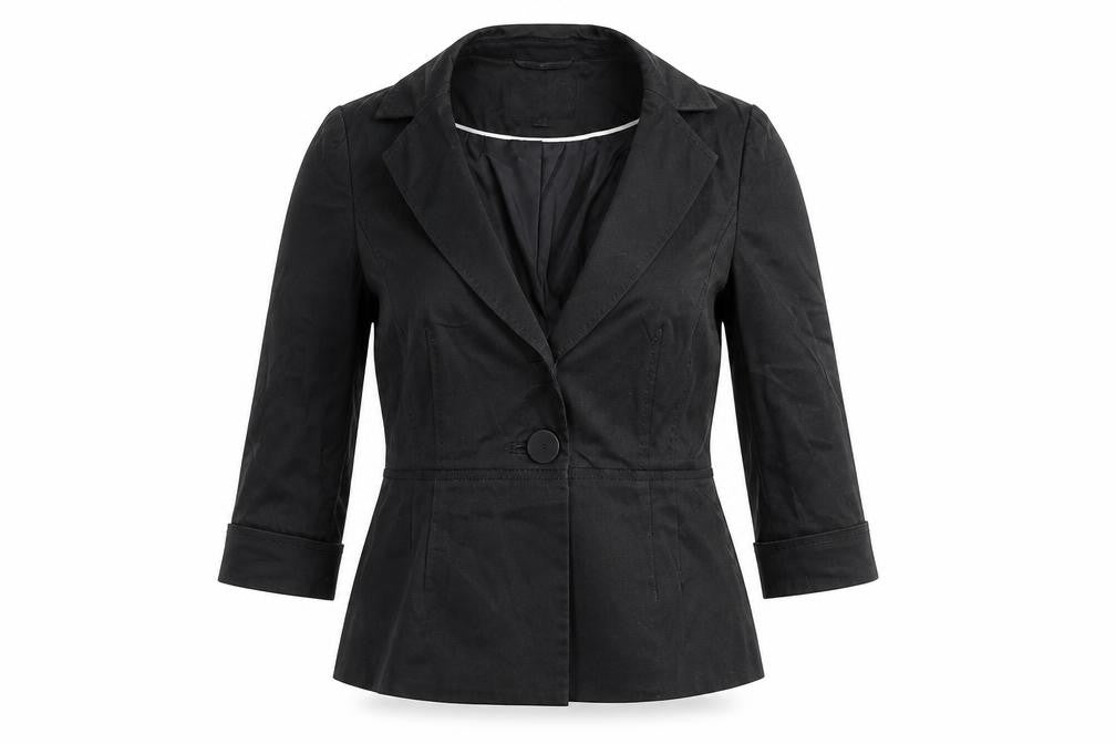 Coast Women’s Black Size 8 Tailored One-Button Blazer Jacket