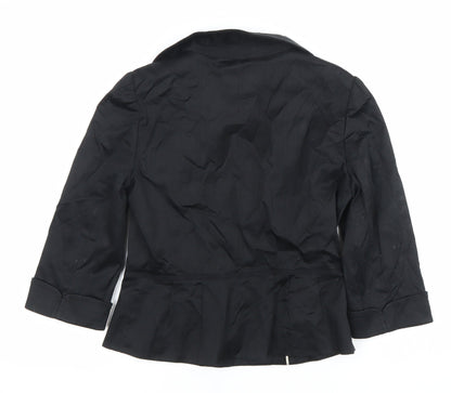 Coast Women’s Black Size 8 Tailored One-Button Blazer Jacket