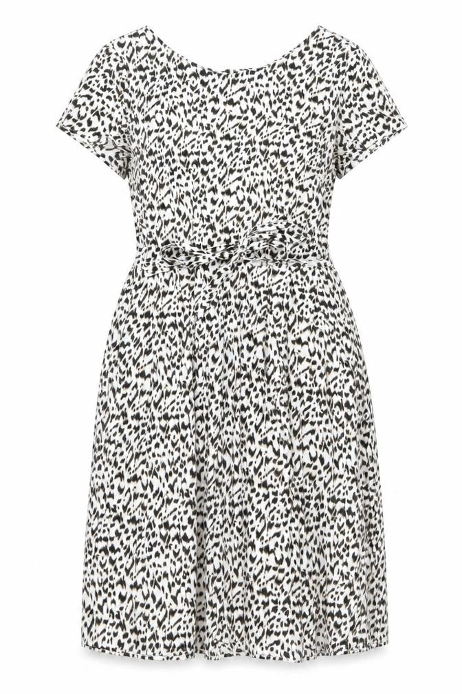 Yours Clothing Women’s Size 16 Animal Print V-Neck Shift Dress