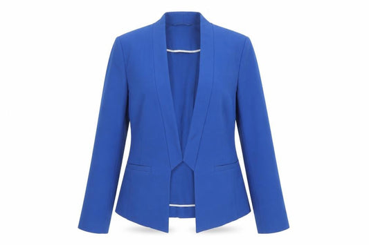Marks & Spencer Women’s Blue Blazer UK 12 Shawl Collar Tailored