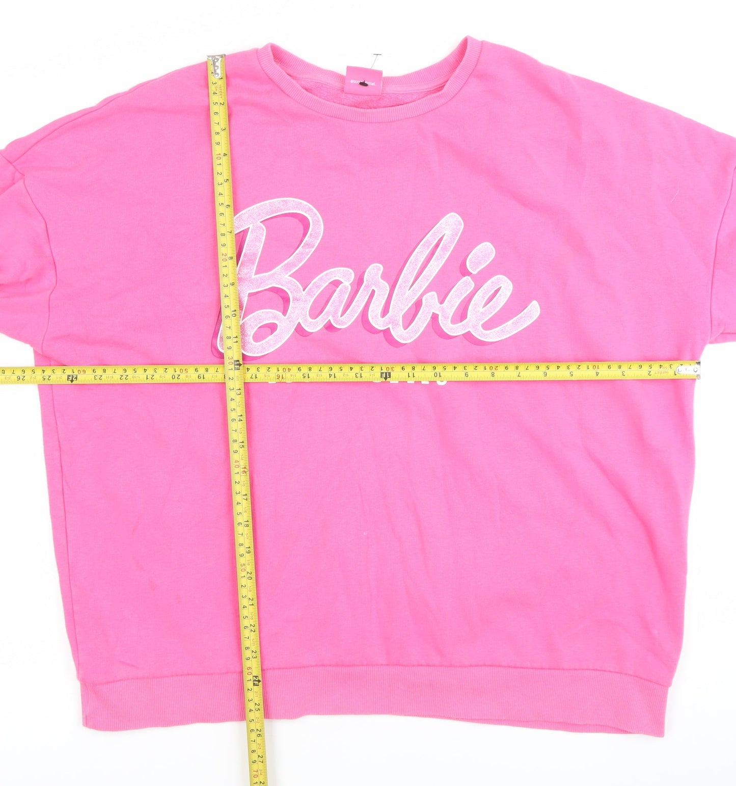 Barbie Women's Pink Pullover Sweatshirt Size XL