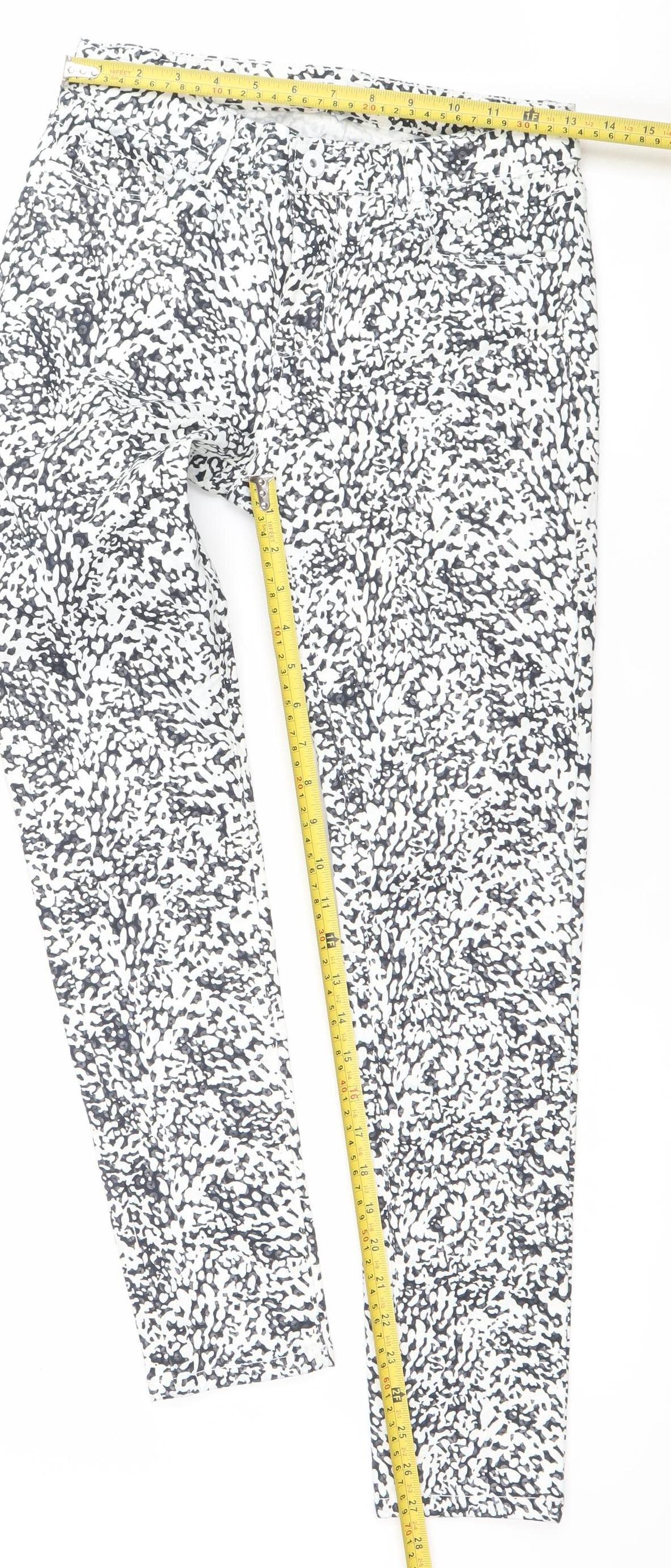 Toxik3 Womens Multicoloured Animal Print Skinny Jeans Size 10