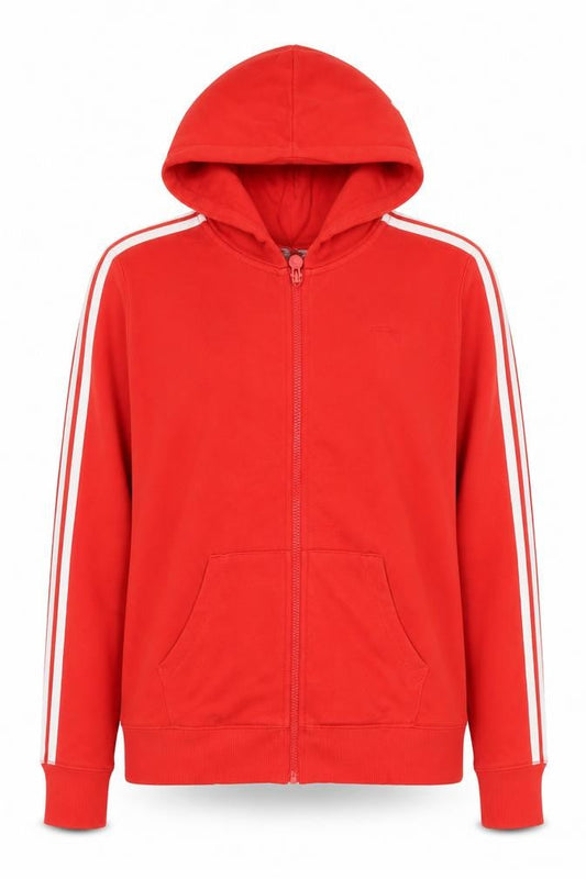 Anta Women’s Red Full Zip Hoodie Size M Sports Casual