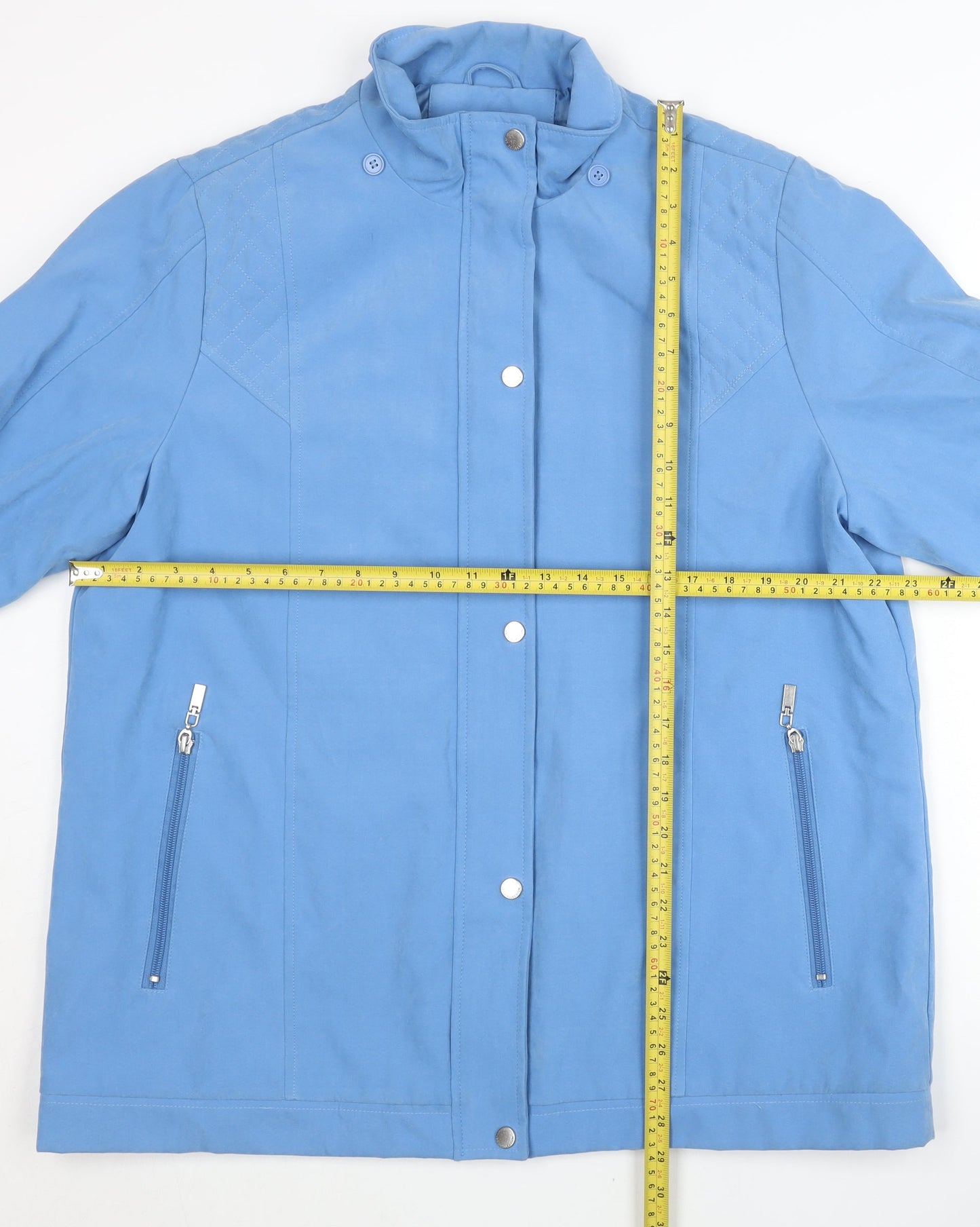 JBC Collection Womens Blue Size 18 Mid-Length Casual Jacket