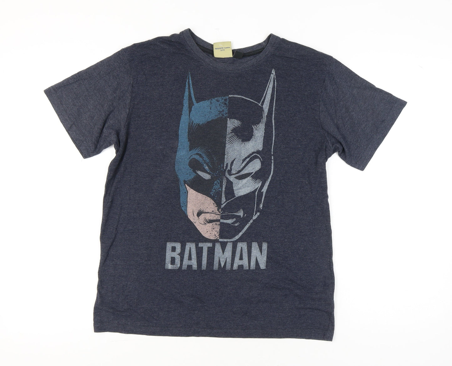 Cedar Wood State Men’s Blue Batman Graphic T-Shirt Size S