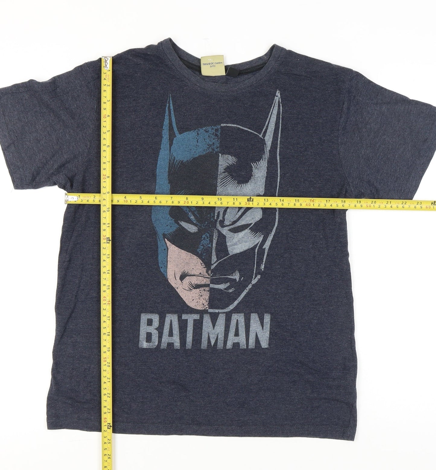 Cedar Wood State Men’s Blue Batman Graphic T-Shirt Size S