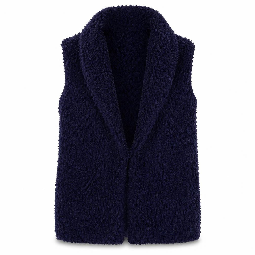 Next Women’s Blue XS Waistcoat Fleece Sleeveless Vest