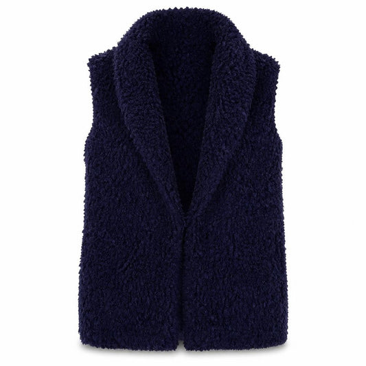 Next Women’s Blue XS Waistcoat Fleece Sleeveless Vest