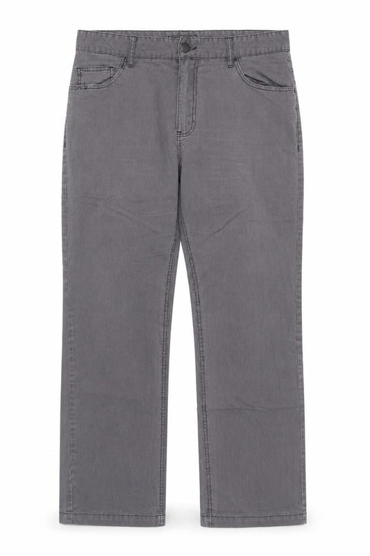 Celio Women’s Grey Chino Trousers Size 14 Straight Leg Casual
