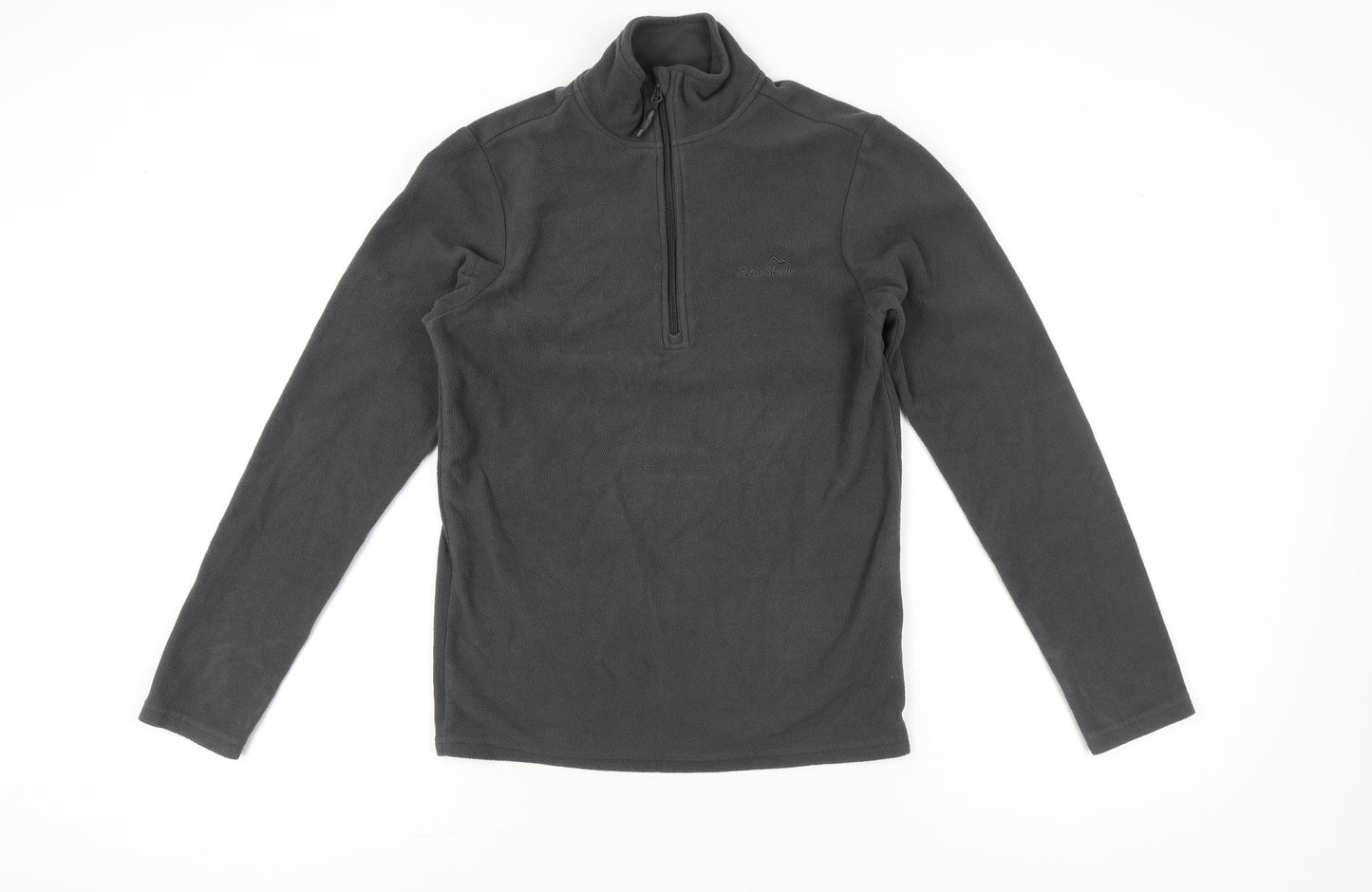 Peter Storm Mens Grey XS Fleece Pullover Sweatshirt 1/2 Zip Outdoor