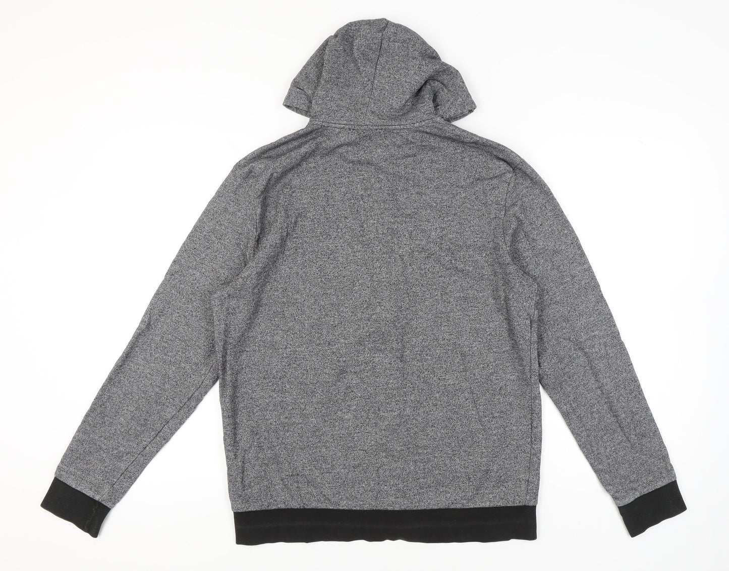 H&M Men’s Grey Full Zip Hoodie Jacket Size M Regular Fit