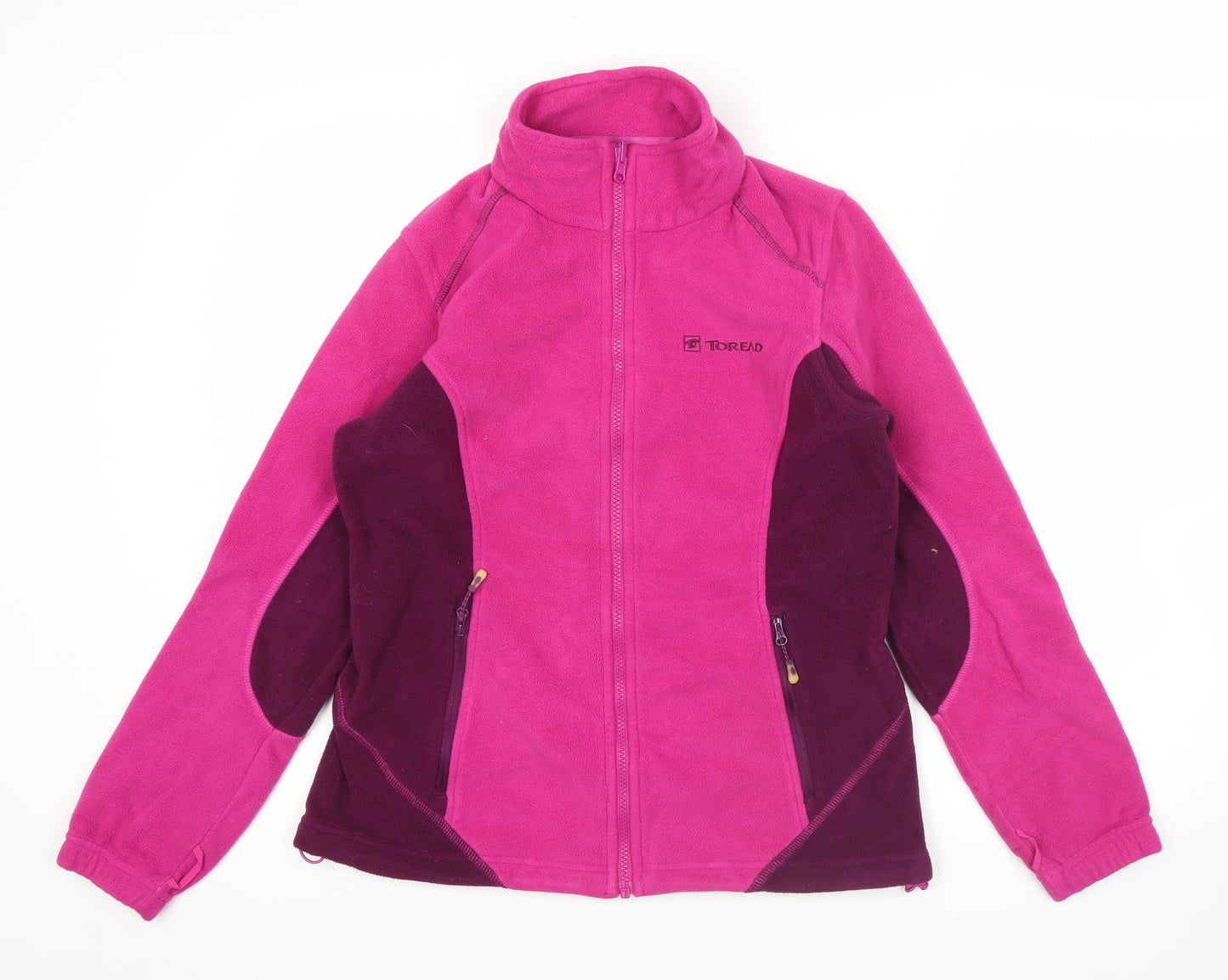 Toread Women’s Pink Fleece Jacket Size 14 Full Zip Outdoor Coat