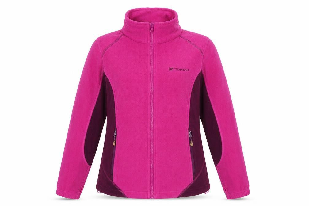 Toread Women’s Pink Fleece Jacket Size 14 Full Zip Outdoor Coat