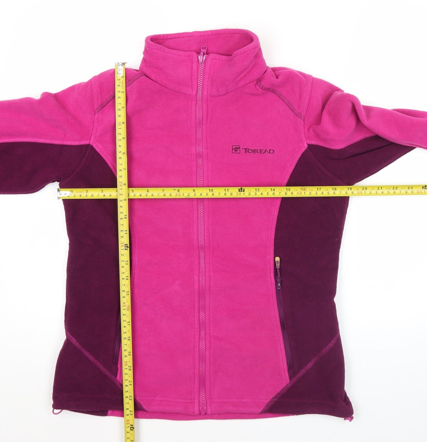 Toread Women’s Pink Fleece Jacket Size 14 Full Zip Outdoor Coat