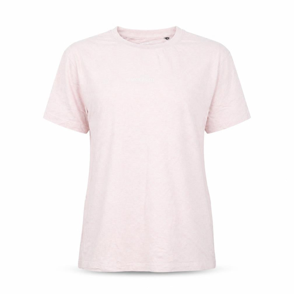 McKenzie Womens Pink T-Shirt UK 12 Crew Neck Short Sleeve