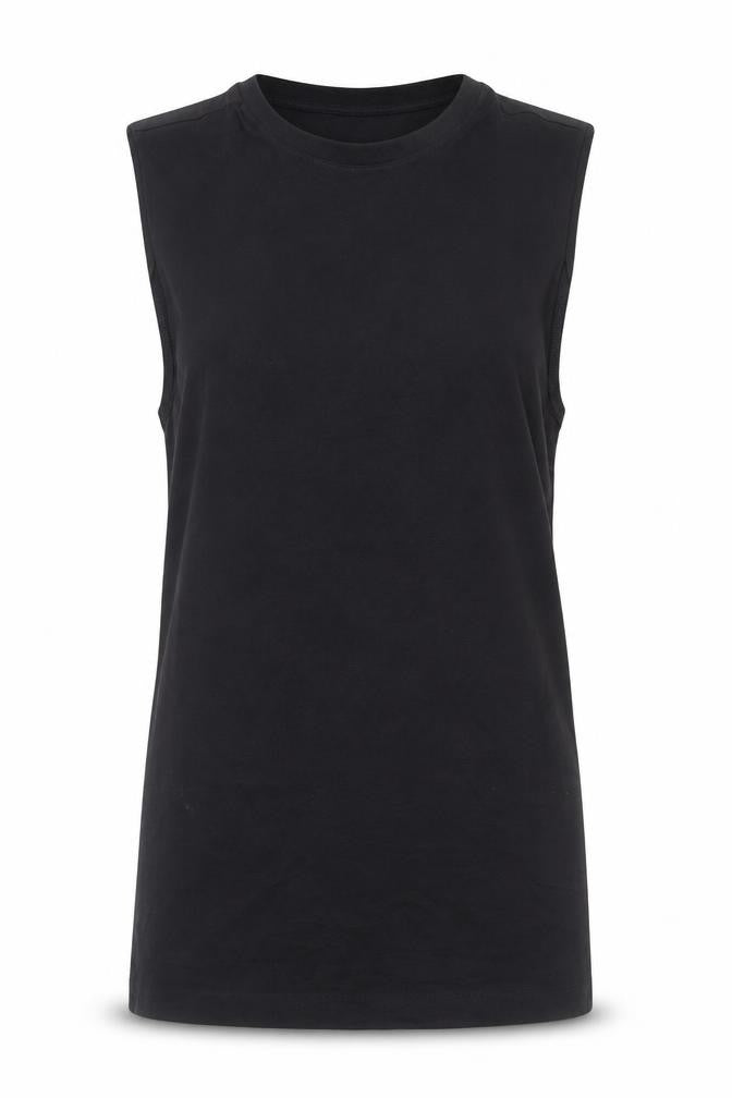 H&M Womens Black XS Tank Dress Sleeveless Mock Neck Cotton