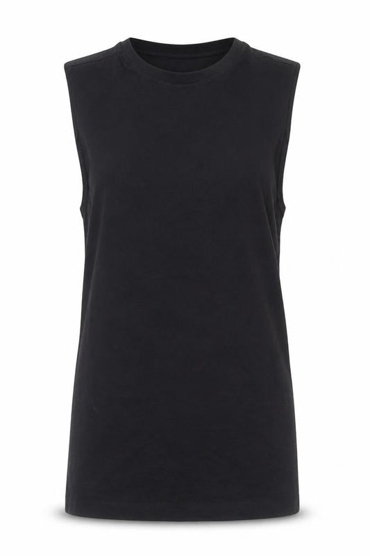 H&M Womens Black XS Tank Dress Sleeveless Mock Neck Cotton