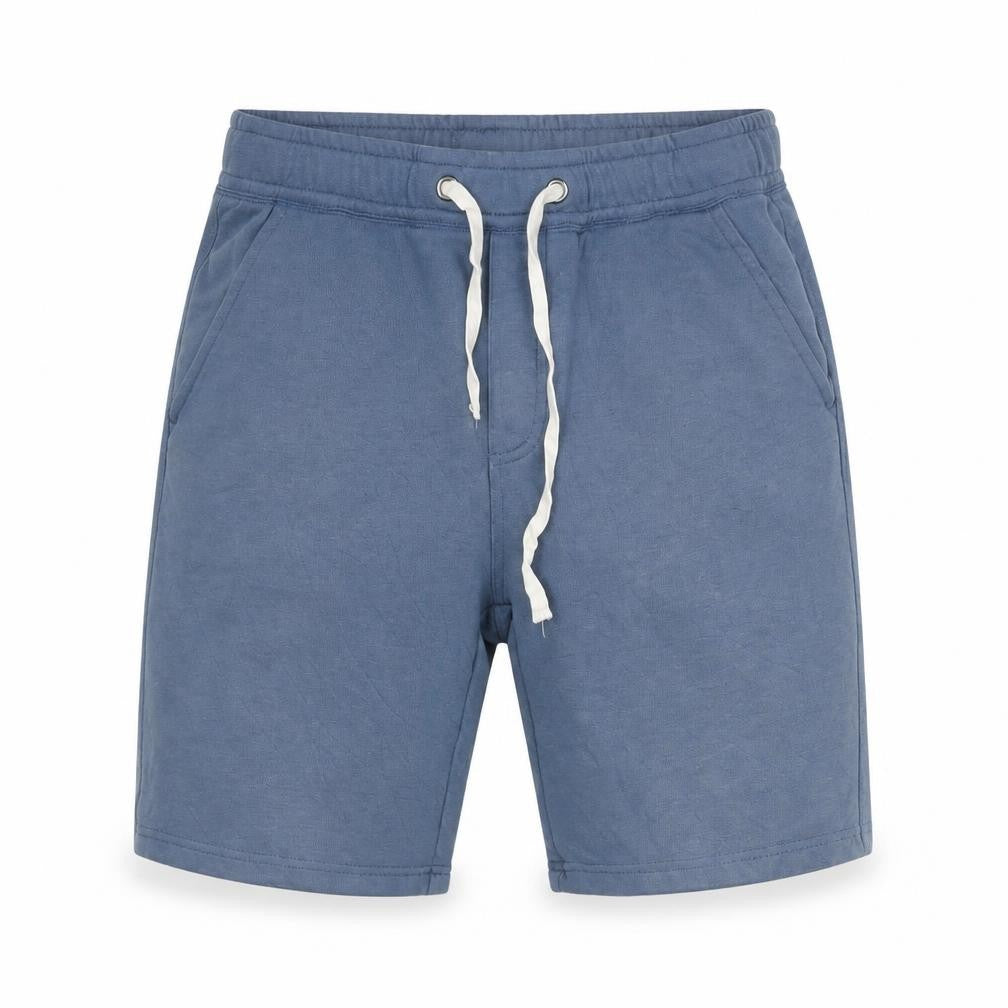 Duck and Cover Boys Blue M Sweat Shorts with Drawstring Pockets