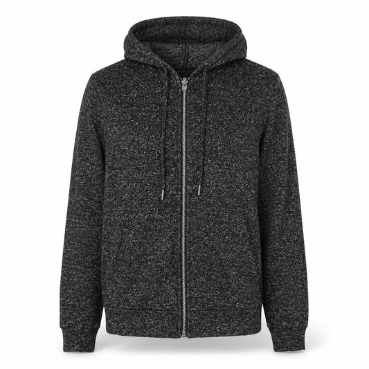 Brave Soul Women’s Black Hooded Zip Up Jacket Size M